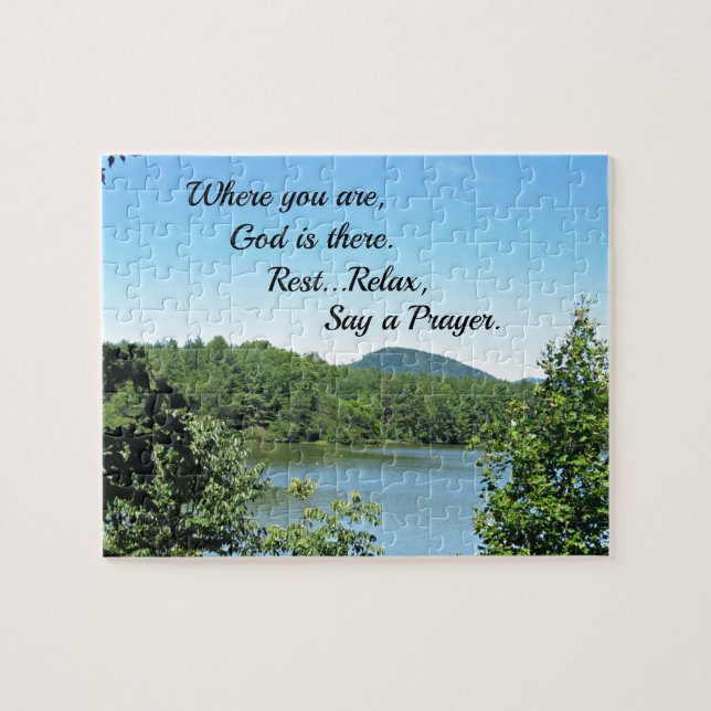Poem of God's nearness. Jigsaw Puzzle (Horizontal)