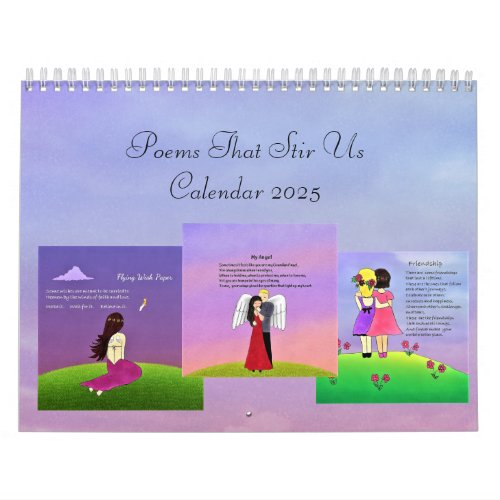 Poems That Stir Us 2025 Calendar Volume 2