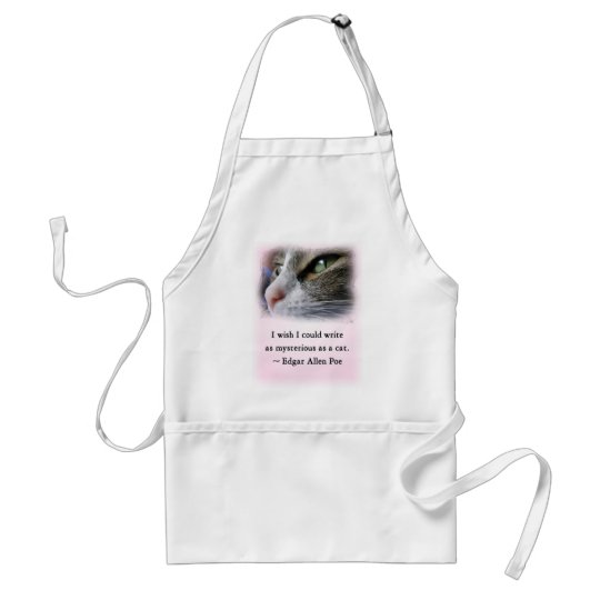 Poe's Cat Adult Apron