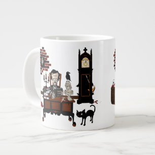 'Poe's Madness' Large Coffee Mug