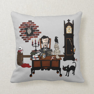 'Poe's Madness' Pillow