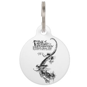 Poe's Tales of Mystery & Imagination Dragon Pet Name Tag