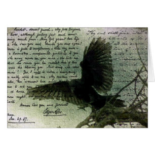 Poe's Writing and Raven Cards