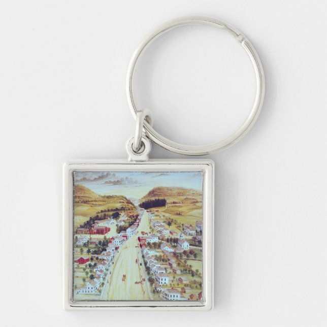 Poestenkill, New York, c.1855 Keychain (Front)