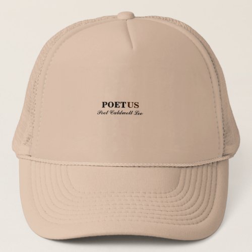 Poet Caldwell Lee Apparel Trucker Hat