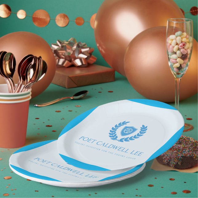 Poet Caldwell Lee Party Paper Plates (Multi)