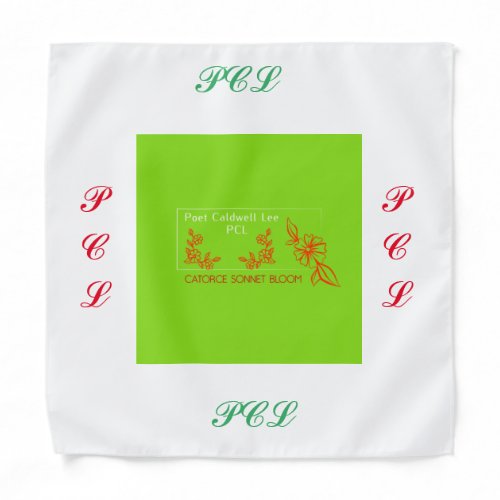 Poet Caldwell Lee Products Bandana