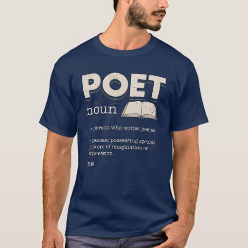 Poet Definition Funny Laureate Novelty T_Shirt
