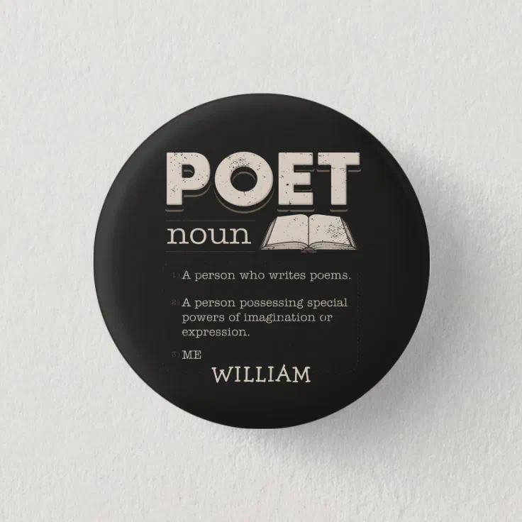 The Raven Black Cat Author Literary 1 inch Pinback Button Edgar Allan Poe 