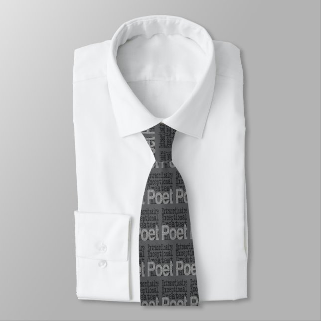 Poet Extraordinaire Neck Tie (Tied)