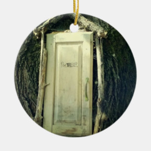 Poet Tree Ceramic Ornament
