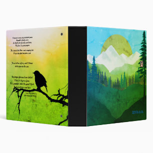 Poetic Birds In The Forest Binder