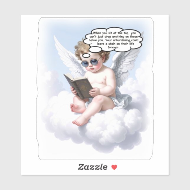 Poetic Cherub Wisdom Sticker (Sheet)