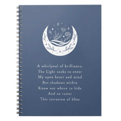 Poetic Prompt for Self_Reflection Journaling Notebook