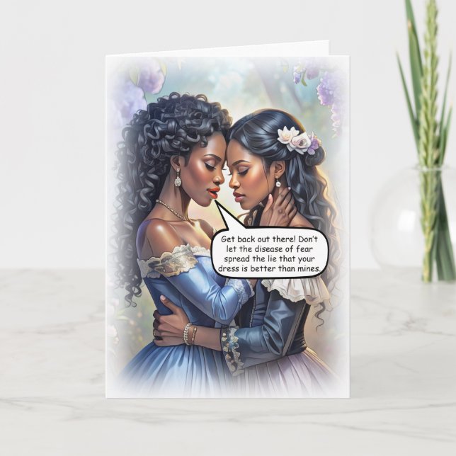 Poetic Upliftment Greeting Card (Front)
