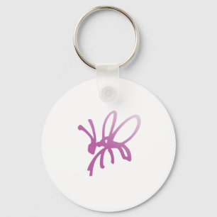 Poetica Bug Pink Keychain