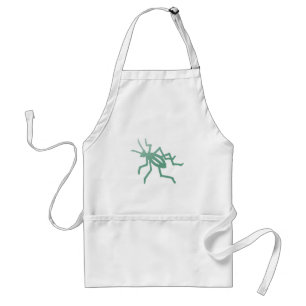 Poetica Green Cricket Adult Apron