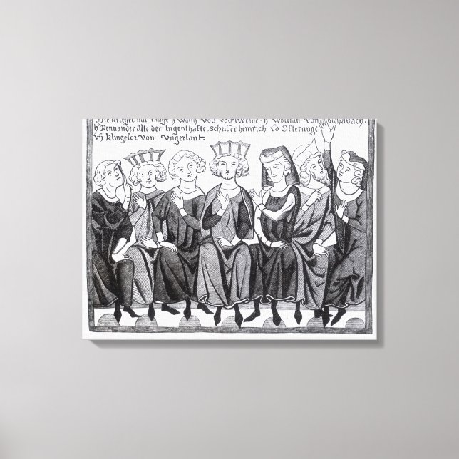 Poetical and Musical Congress Canvas Print (Front)