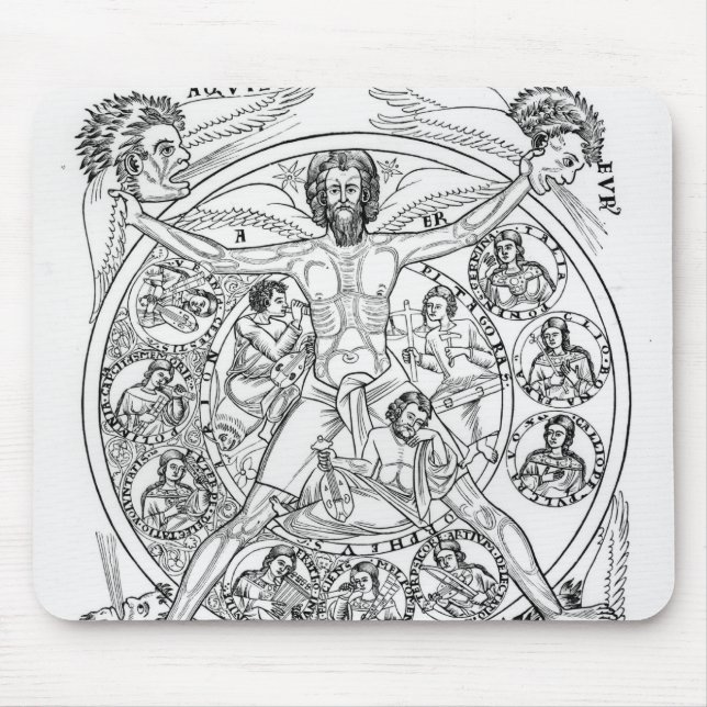 Poetry and Music Mouse Pad (Front)