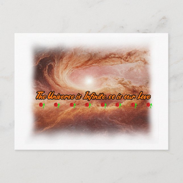 Poetry and Universe on a  Postcard (Front)