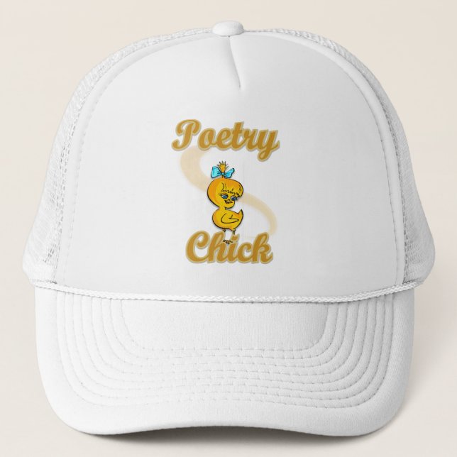 Poetry Chick Trucker Hat (Front)