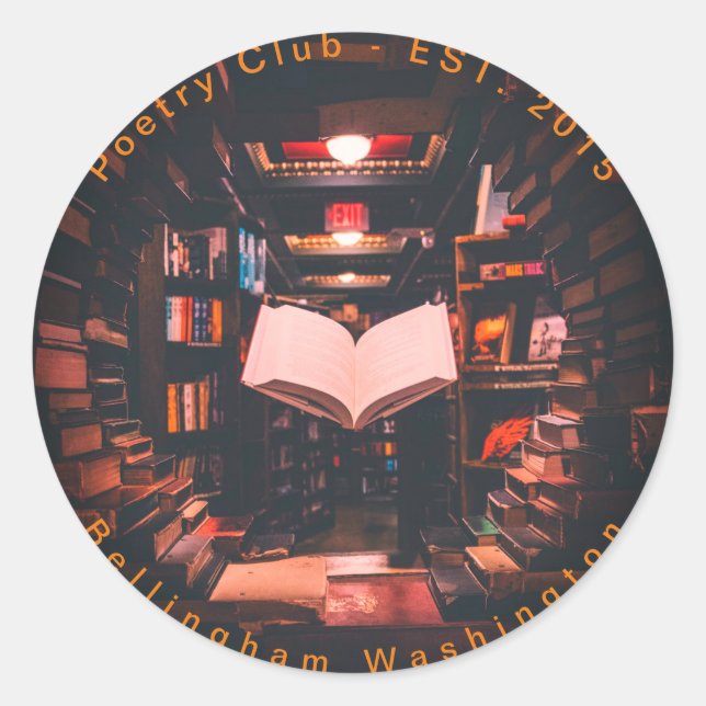 Poetry Club Sticker (Front)