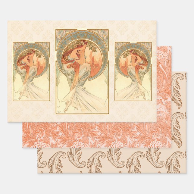 Poetry, Gift ideas Wrapping Paper Sheets (Set)