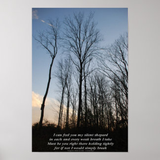 Poetry in Art - "A Personal Prayer" excerpt print