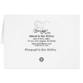 Poetry in Motion ~ Wild Mares Cards (Back Horizontal)