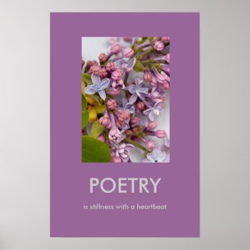 Poetry Inspirational Nature Photo Poster by bluerabbit at Zazzle