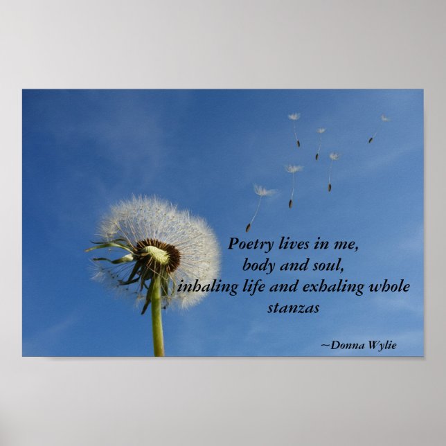 Poetry Lives in Me Poster (Front)