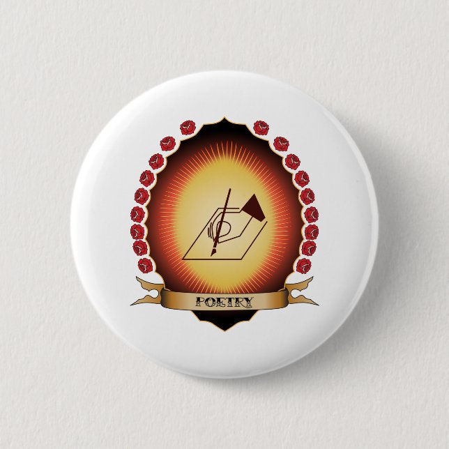 Poetry Mandorla Button (Front)