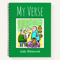 Poetry Notebook with Owner's Name