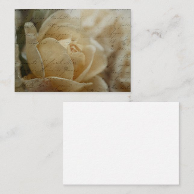 Poetry of Roses Collection Note Card (Front/Back)
