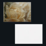 Poetry of Roses Collection Note Card<br><div class="desc">Beautiful digitally enhanced original photograph with a romantic cream colored rose and writing. Very vintage feel.</div>