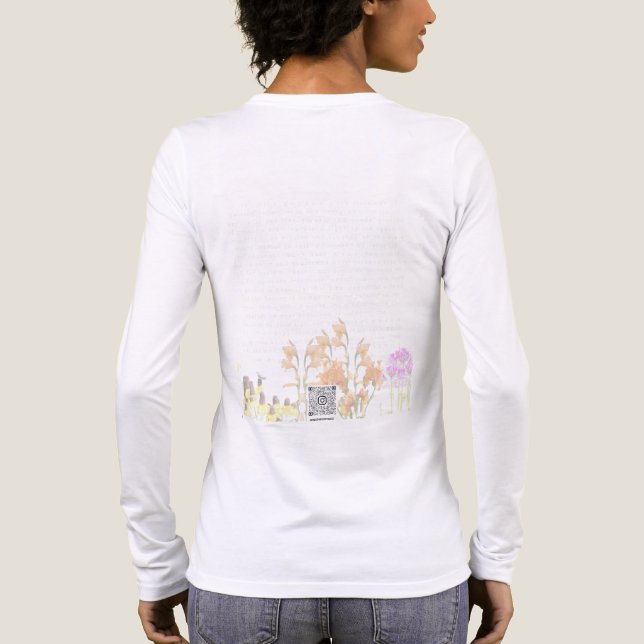 “Poetry Painted Softly” – Long Sleeve Tshirt (Back)