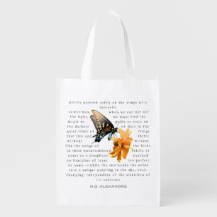 “Poetry Painted Softly”–Shop Bag by H.G. Alexandre