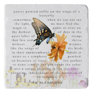 Poetry Painted Softly–Trivet Trivet