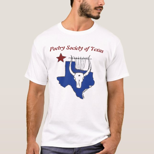Poetry Society of Texas Official T-shirt (Front)