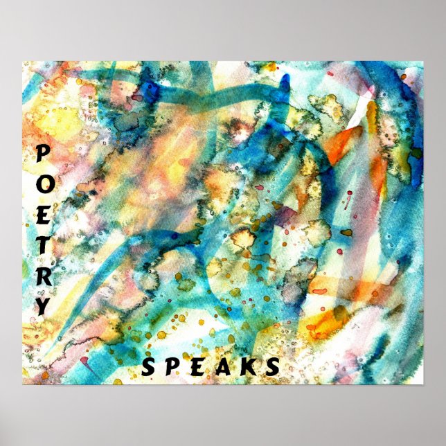 POETRY SPEAKS Poster (Front)
