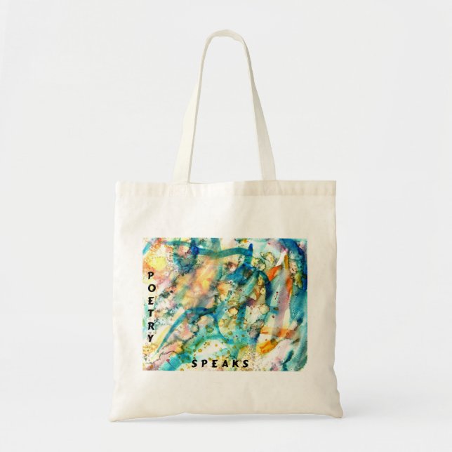 POETRY SPEAKS Tote Bag (Front)