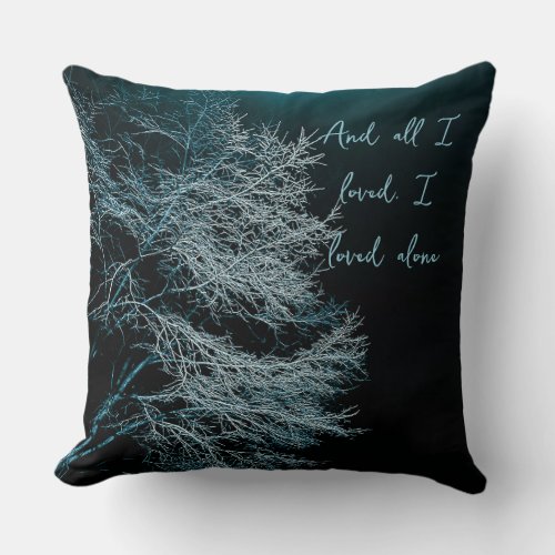 Poetry Throw Pillow