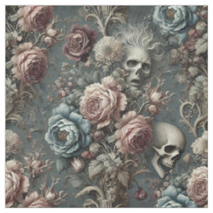 Poets Pending – Gothic Statement Tile Fabric