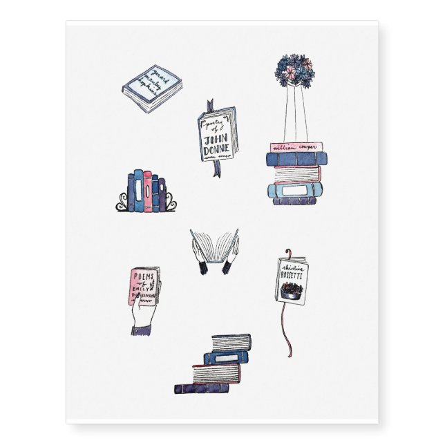 Poets Temporary Tattoos (Front)