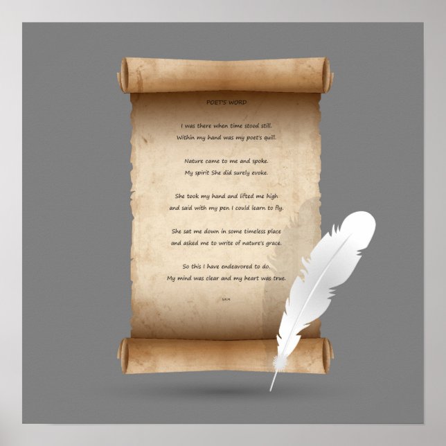POET'S WORD POSTER (Front)