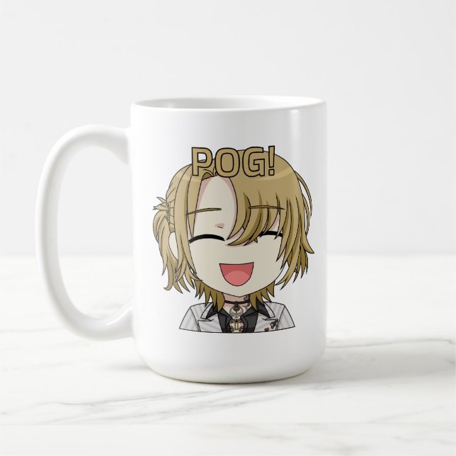 Pog! Chibi Mug - Luca Kaneshiro Fanart (Left)