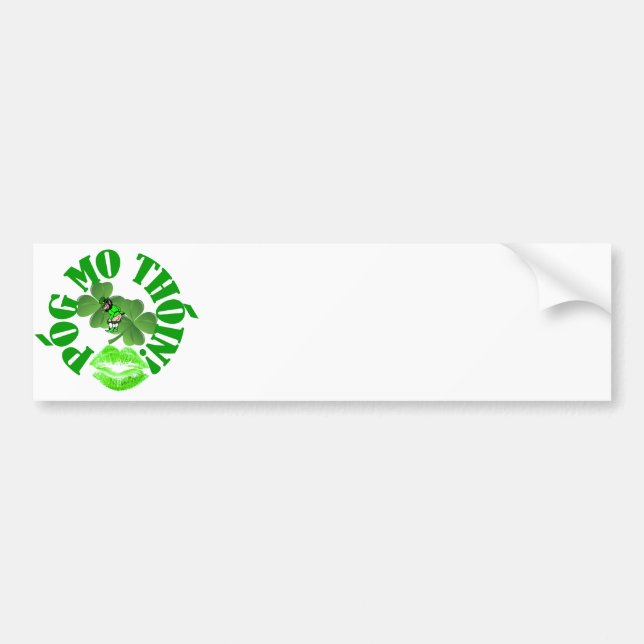 Pog mo thoin bumper sticker (Front)