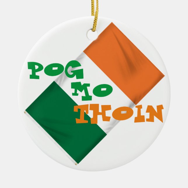 POG MO THOIN Ceramic Ornament (Front)