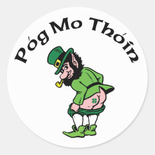 Pog Mo Thoin Gift Classic Round Sticker