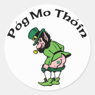 Pog Mo Thoin Gift Classic Round Sticker